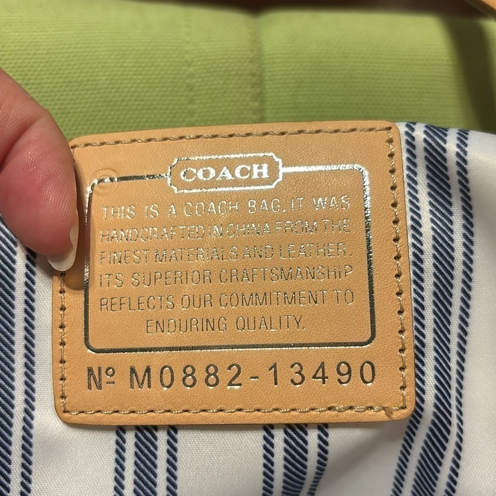 Coach 10th Anniversary Hampton Archive Satchel - Picture 9 of 10